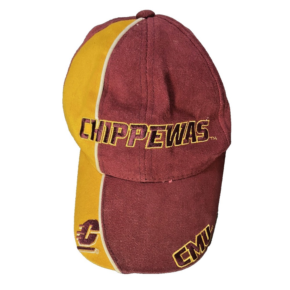 Central Michigan University Chippewas CMU Hat Vintage Y2K